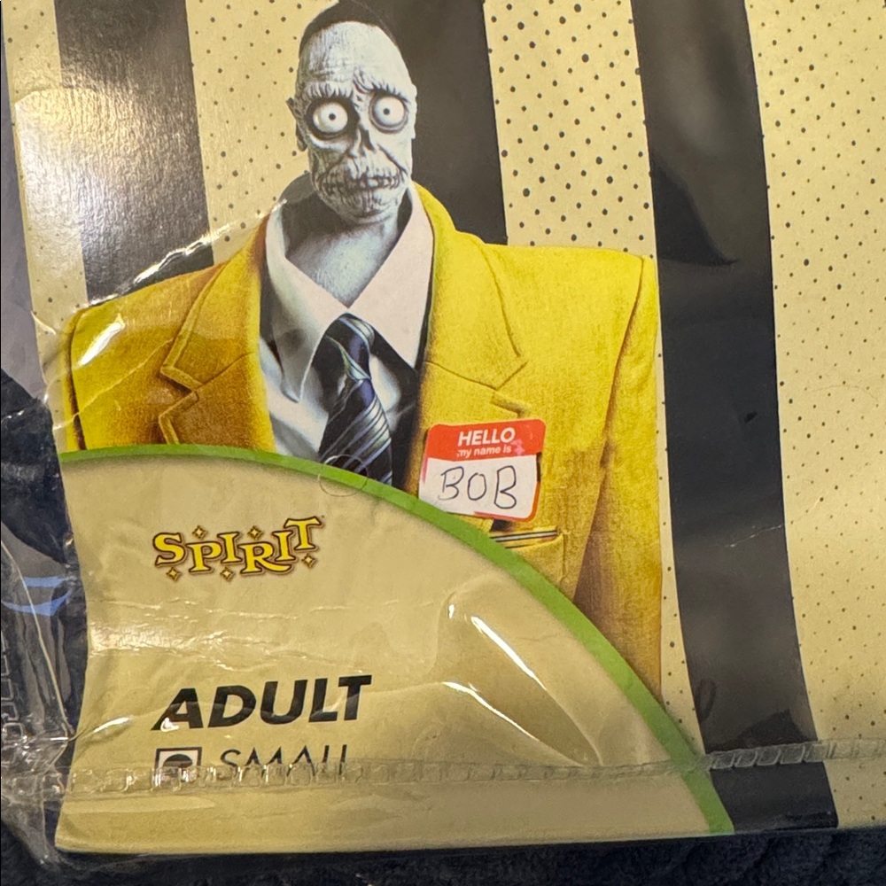 Spirit Kids Yellow Costume Suit with Tie - Picture 6 of 7